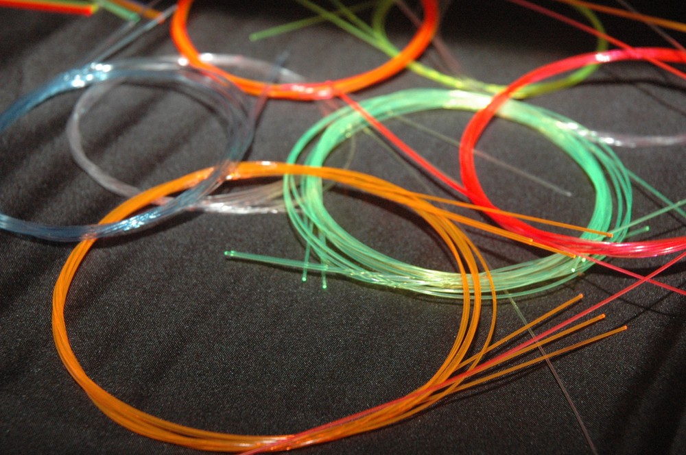 FIBER OPTICS .010 GREEN 1 FOOT 1ST CLASS POSTAGE
