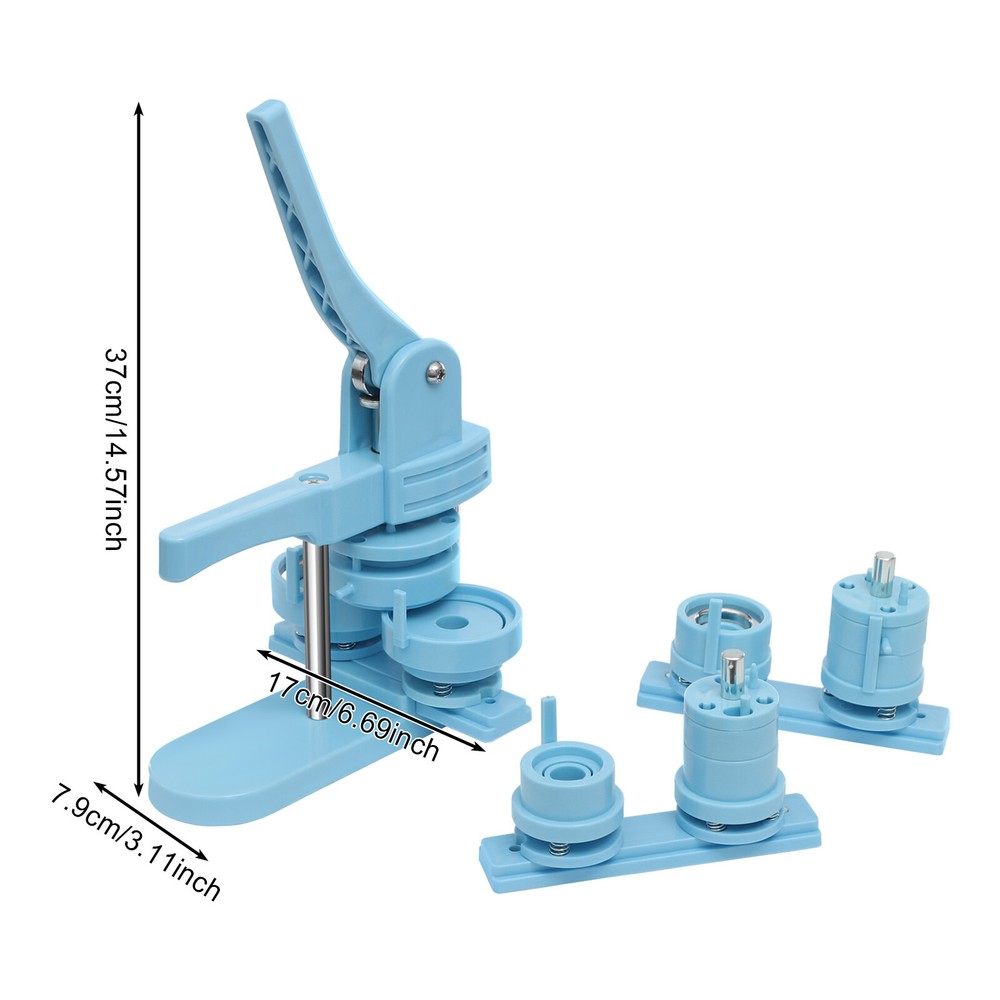 Button Maker Machine Pin Badge Maker 1"/1.26"/2.28" Pin Badge Button Press Tool
