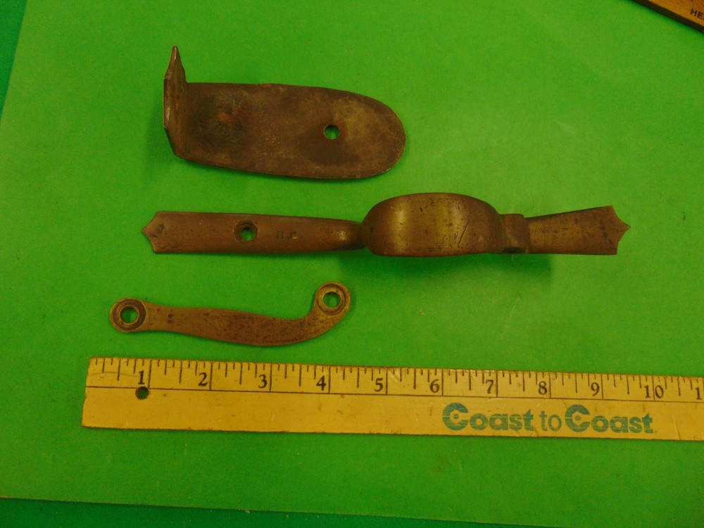 Marked brass Buttplate and Triggerguard German Pottsdam 1839