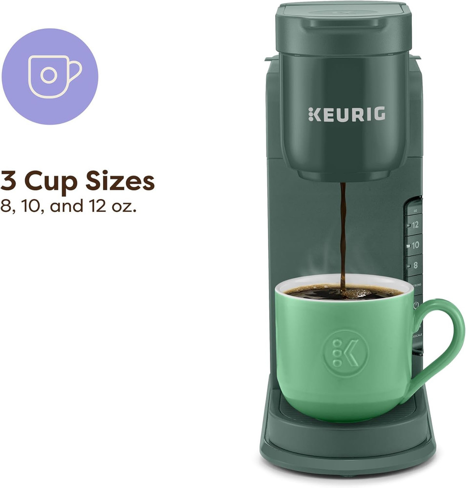 K-Express Single Serve K-Cup Pod Coffee Maker, 3 Brew Sizes, Strong Button Featu