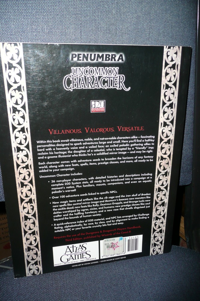 D20 System Uncommon Character from Atlas Games
