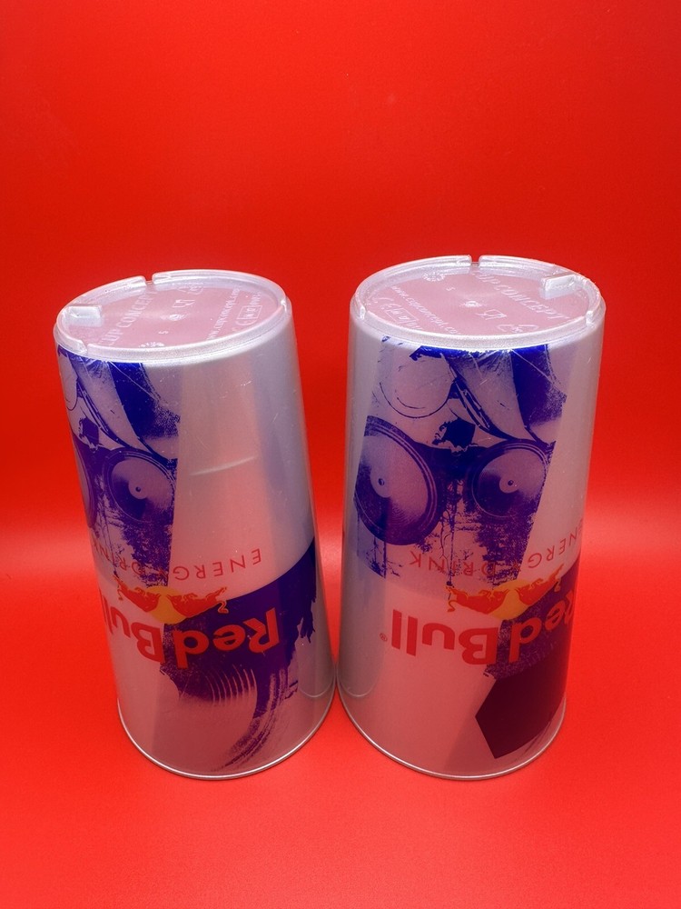 Red Bull Plastic Cup - 12oz - 2pk