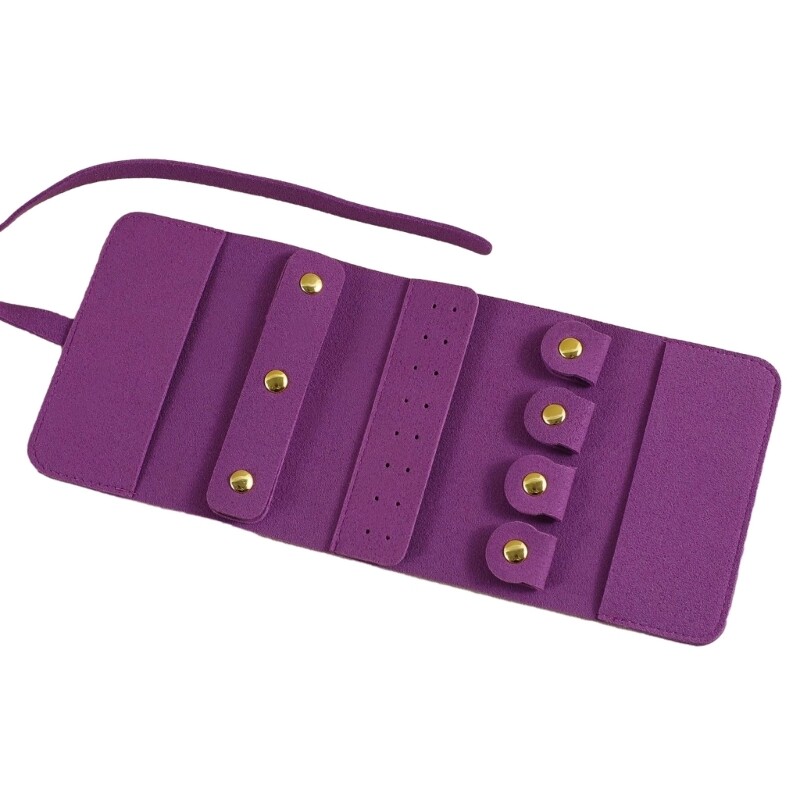 Compact Jewelry Storage Case Convenient Travel for Multiple Accessory