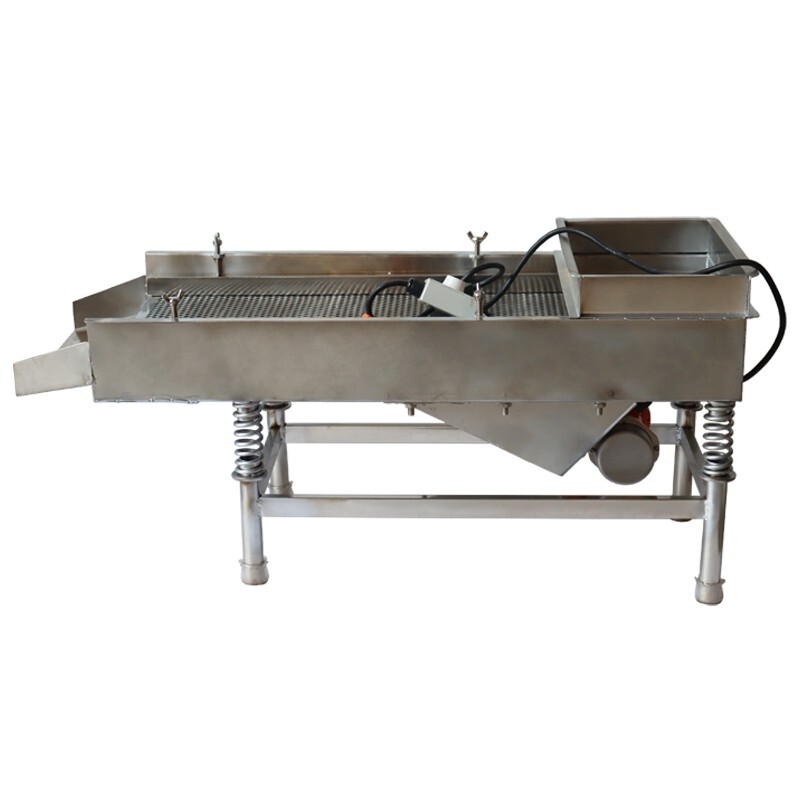3mm Screen Stainless Steel Linear Vibrating Screen Shaker Single Layer 110V