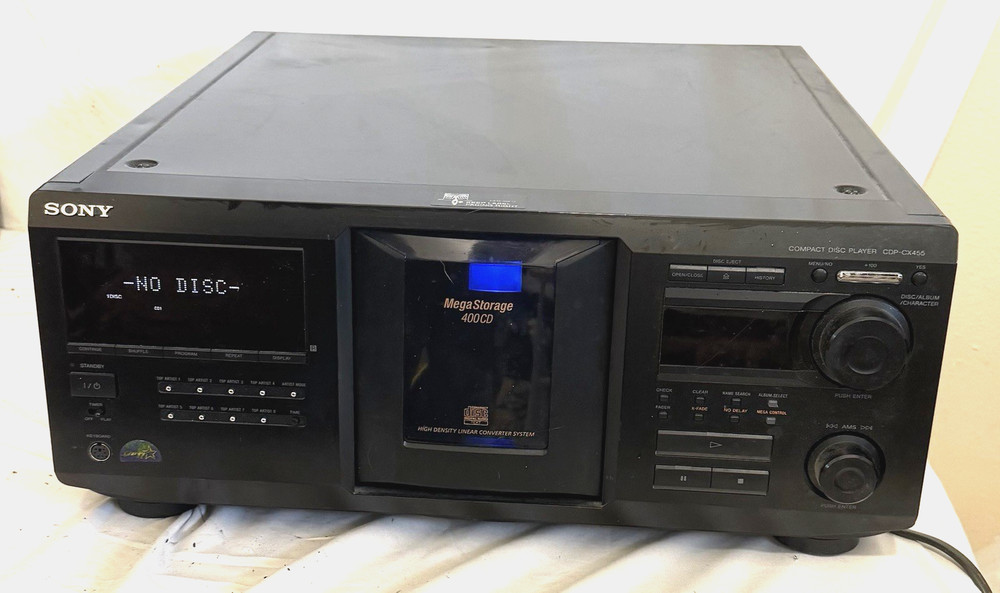 Sony CDP-CX455 Mega Storage 400-Disc Changer CD Player