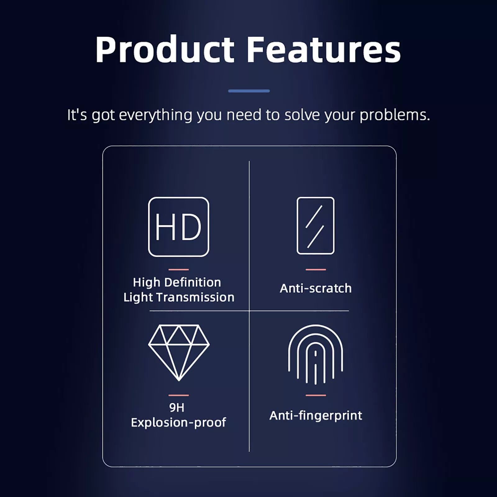 For DJI OSMO ACTION 4 Camera Screen Protector Lens HD Tempered Glass Film