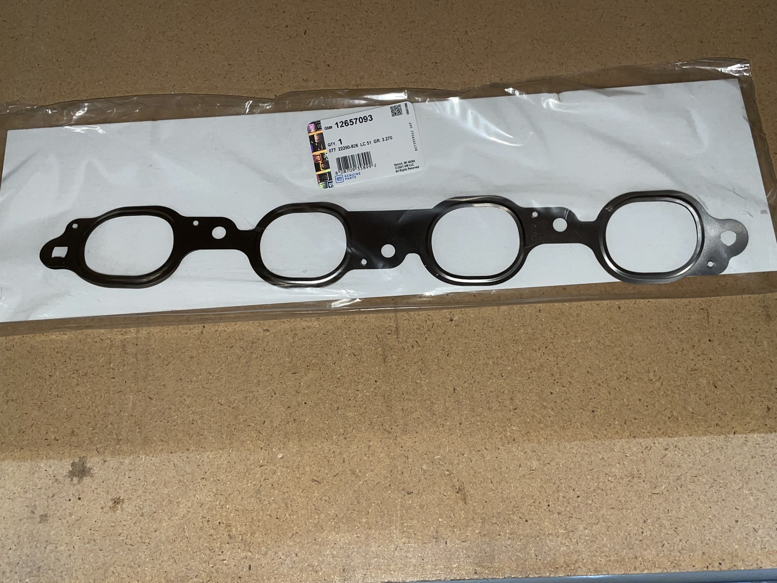 GM OEM 14-24 Corvette Exhaust System Manifold-Exhaust Manifold Gasket 12657093