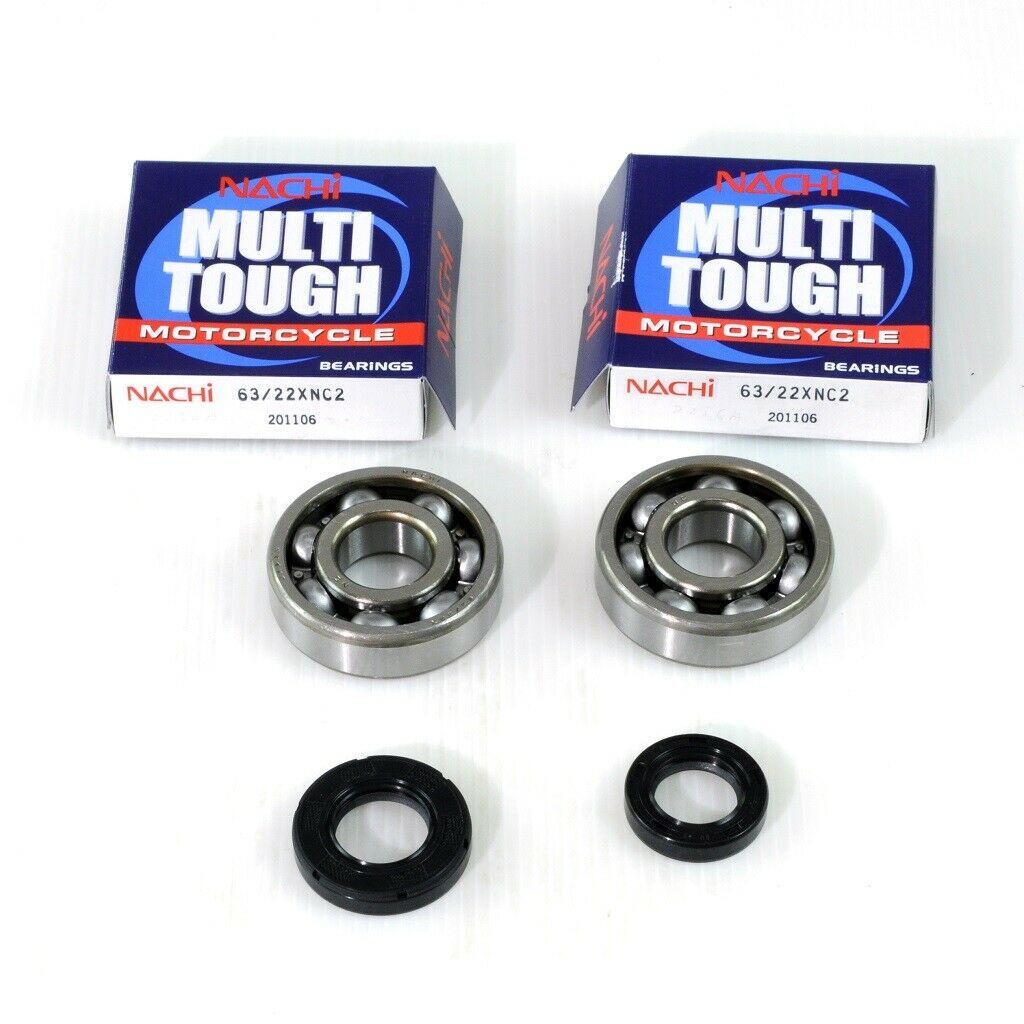 NEW CR85R 03-04 Complete Engine REBUILD Kit Piston Crank NACHi Main Bearing Kit