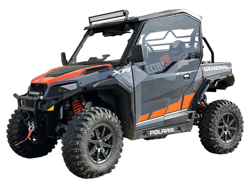 Polaris General - Hard Coated Polycarbonate Upper Doors Kit-Clear