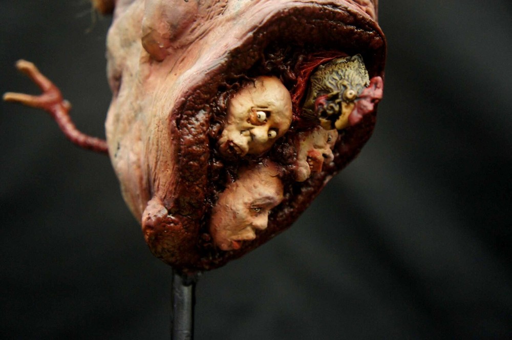 Voodoo 1:3 scale Head Art Statue Simon Lee Spiderzero