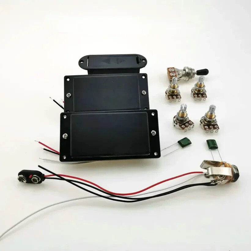 Guitar Pickups Active Humbucker Pickups 9V battery powered by