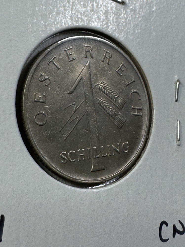 1934 Austria 1 Schilling Coin