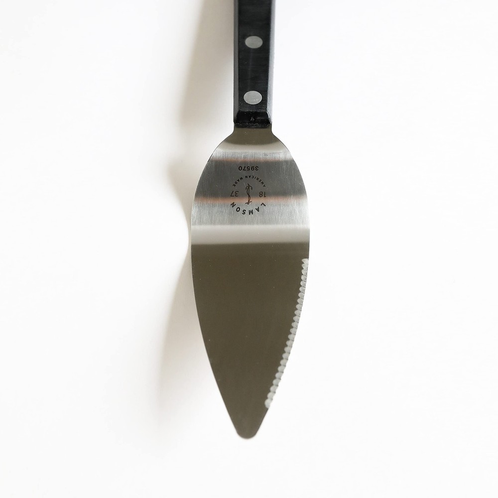 4" Pie & Cake Server, Wave Edge with Noir Ultra Durable handle