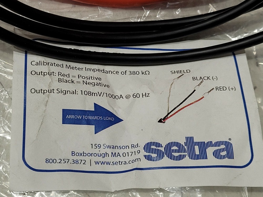 Setra Systems Patrol Flex Rogowski Coil CT-PF-36