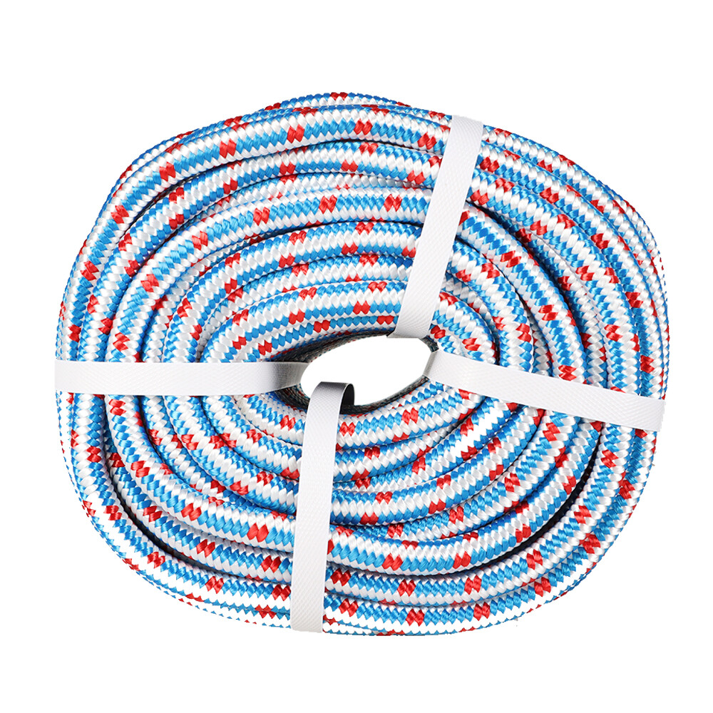 1/2"×150' Nylon 16 Strand Double Braid Polyester Arborist Tree Climbing Rope
