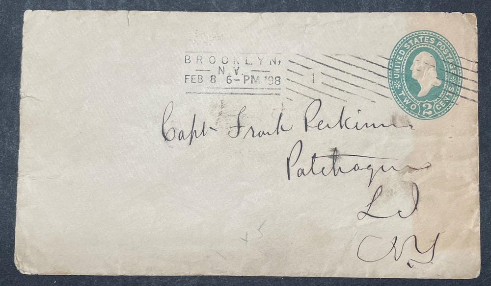US  #U315 Stamped Envelope 2 ¢ Washington ;