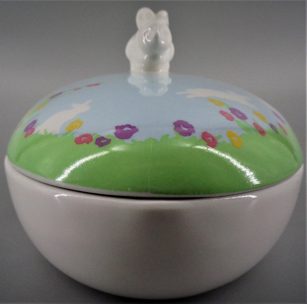 Easter Sees Candy Rabbit Egg Covered Dish