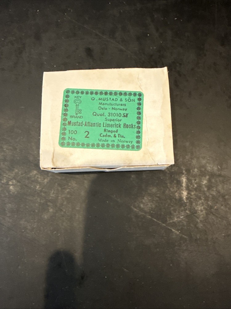 Mustad Ref 31010 ST Size 2 100 Count Box