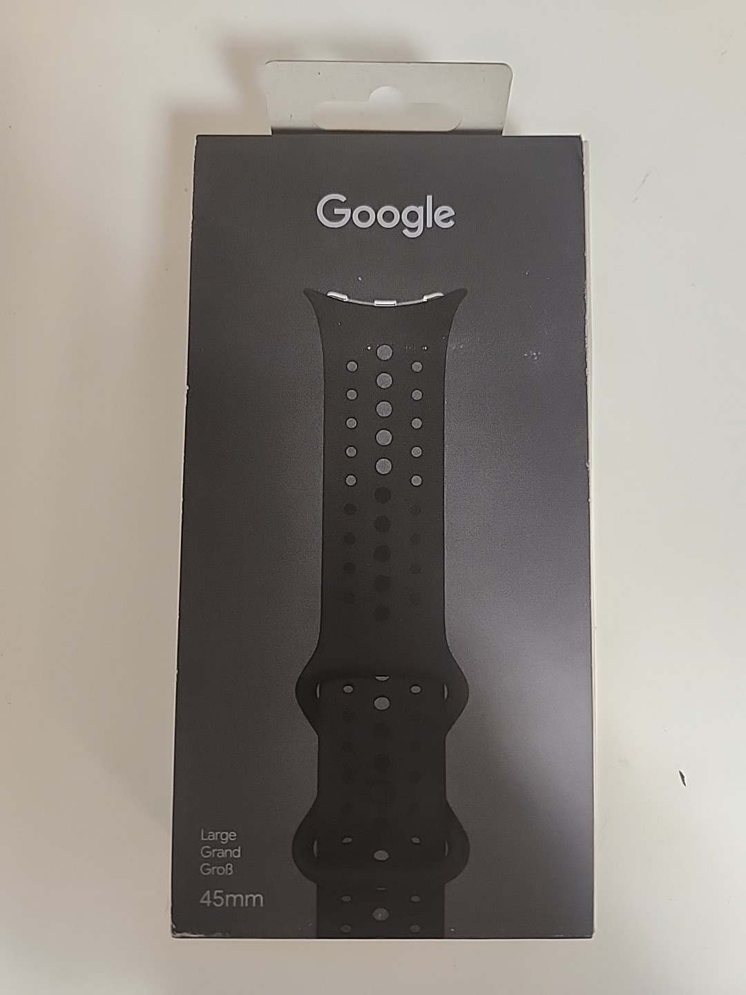 Google Pixel Watch Active Sport Band Obsidian Large 45mm