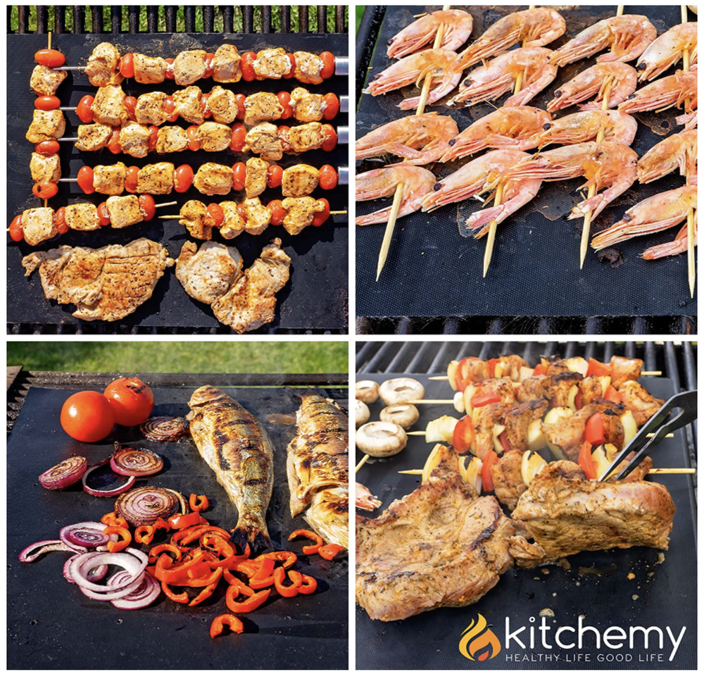 Heavy Duty Dishwasher Safe Non Stick Fireproof BBQ Mat