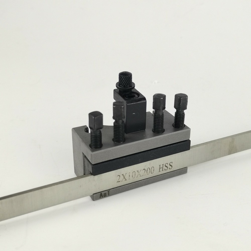 AA Multifix Quick Change Tool Post Kit & Plus AaT Part off holder 4 Bench Lathe