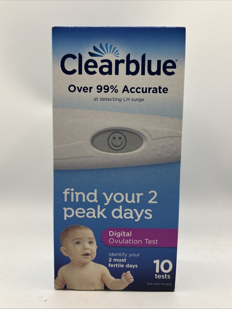 Clearblue Advanced 2 Peak Days Digital Ovulation Test 10ct