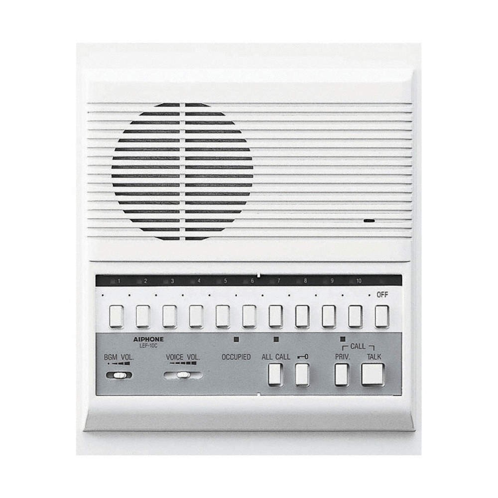AIPHONE LEF-10C Call Audio Master Station,LE Series 36TR34