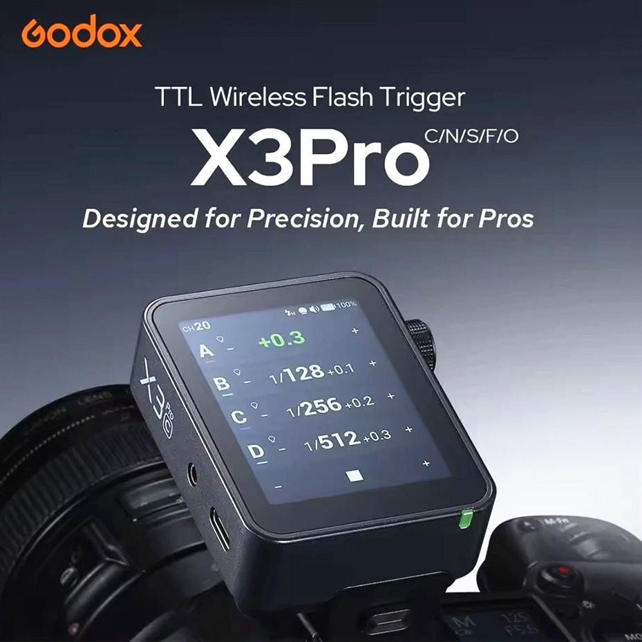 Godox X3Pro C 2.4G TTL HSS Wireless Flash Trigger Transmitter for Canon Camera