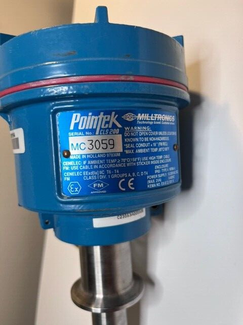 MILLTRONICS POINTEK CLS200 LEVEL SWITCH SENSOR C235S3A00550B 6" LENGTH PROBE
