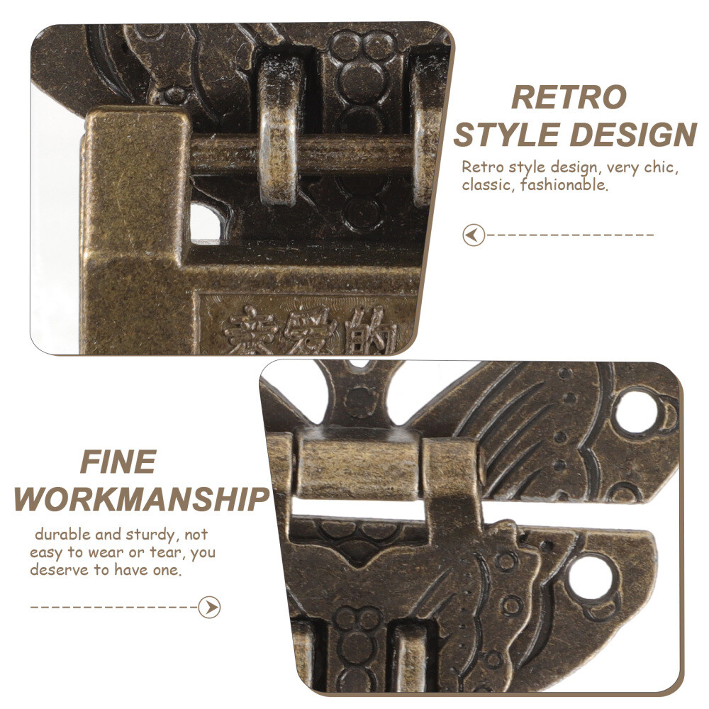 Combination Lock for Locker Antique Tool Box Vintage Padlock