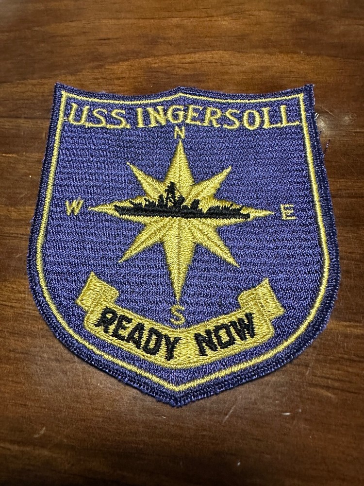 Vintage US Navy USS Ingersoll Ship Patch