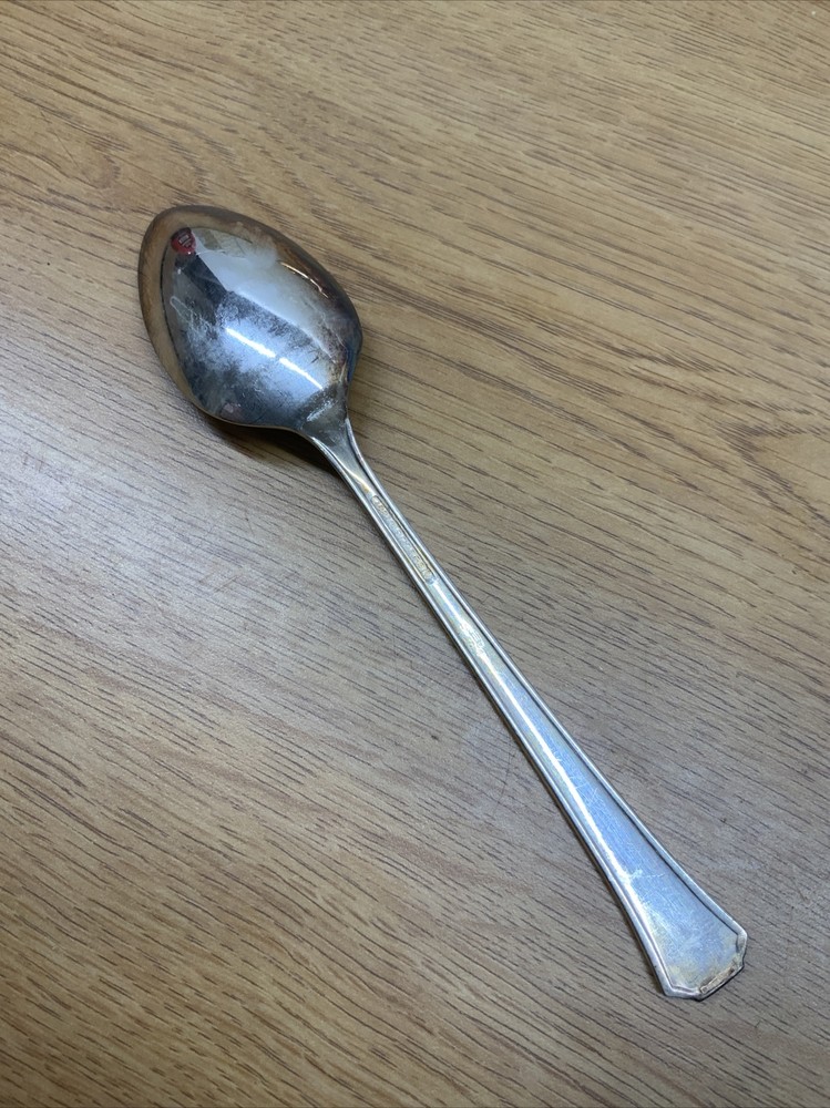 Vintage 1881 Rogers Oneida Ltd Del Mar Pattern Replacement Piece Large Spoon