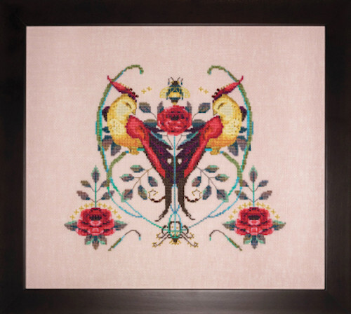 Nora Corbett Cross Stitch Pattern - NC322 - Love Birds