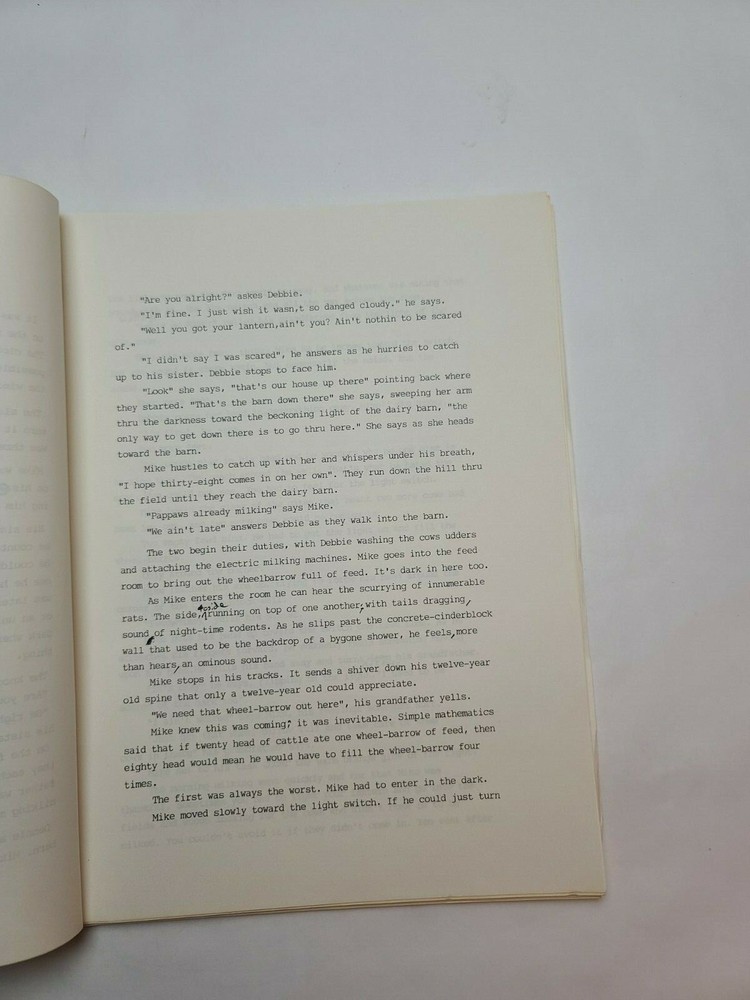 THE CATAMOUNT / David Cloud 1980's Unproduced STORY SCRIPT