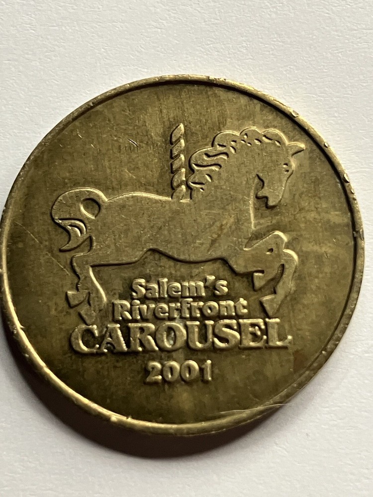 Rare Salem Riverfront Carousel Token Hero Oregon #sr1