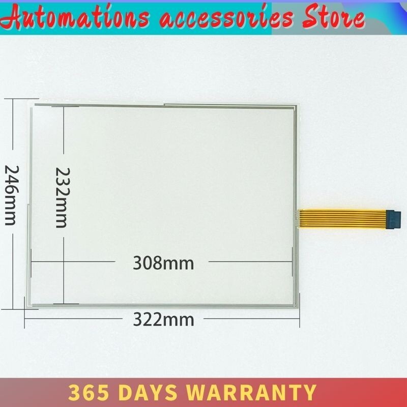 Touch Screen Panel Glass PanelView Plus 1500 2711P-RDB15C + Keypad Keyboard