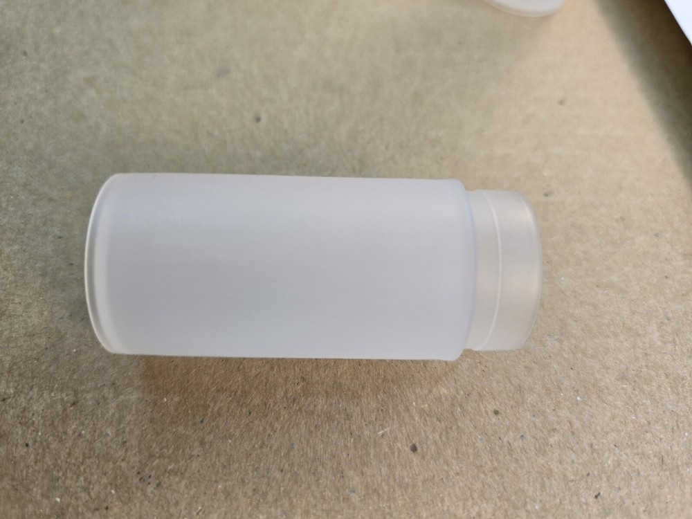 20ml 0.66oz Empty Plastic Bottles Clear / Frosted Atomizer Spray *SNAP FIT*