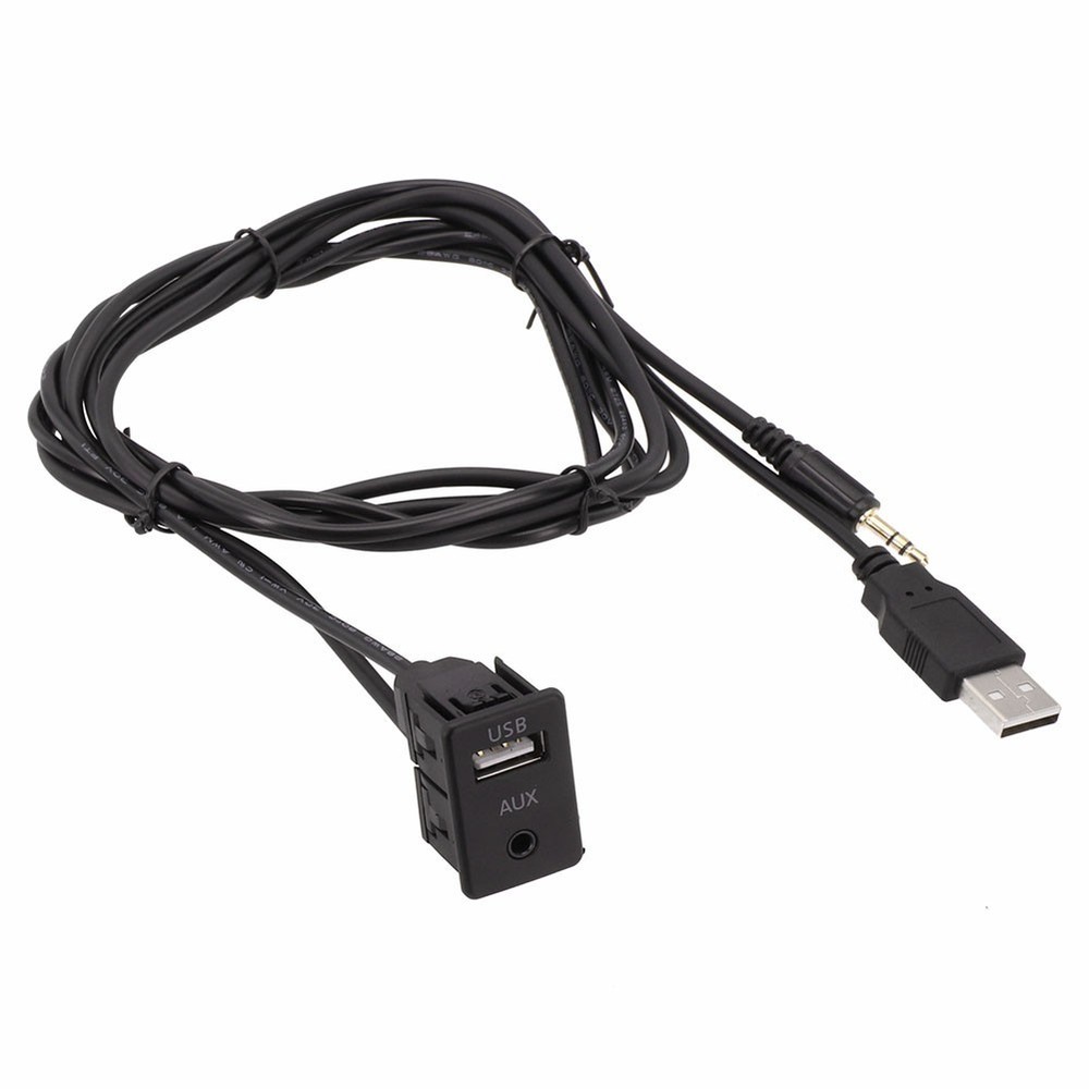 Flush Mount AUX USB Connection for Cars and RVs Easy Installation Solution
