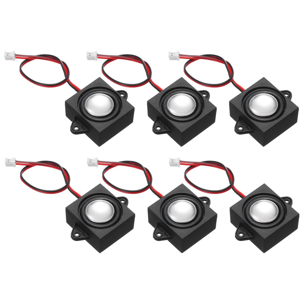 6Pcs Speaker 3 Watt 8 Ohm Mini Speaker Micro Speaker with JST-PH2.0 Interface