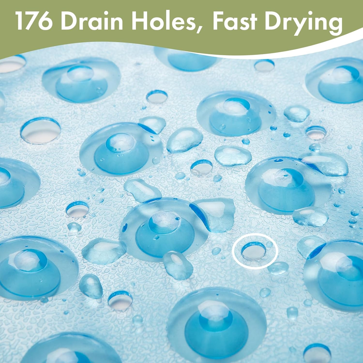 Bathtub Mat Non Slip, Bath Mat for Tub 40 X 16 Inches Full Size, Non Slip Shower