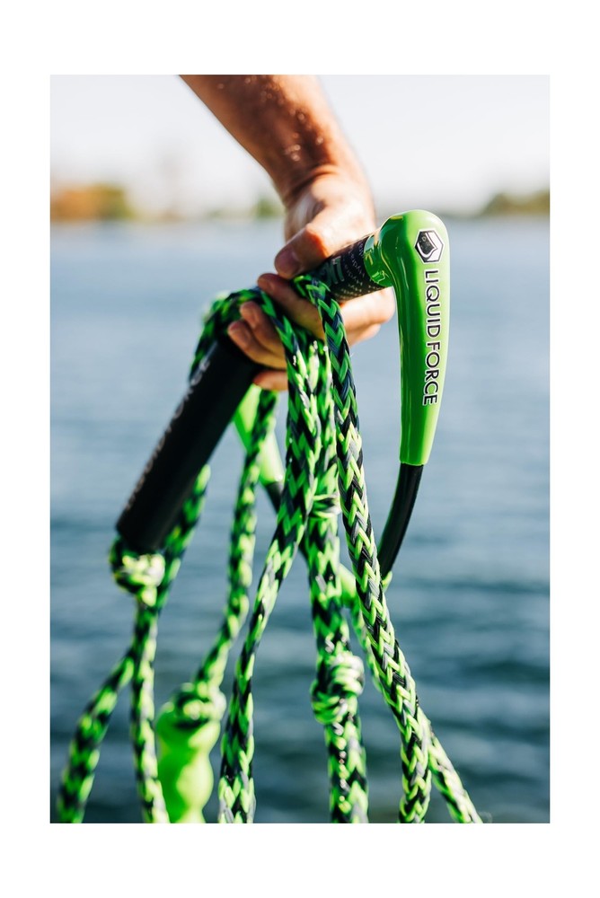 Liquid Force 2024 Hydratak 10" Wakesurf Handle (Green)