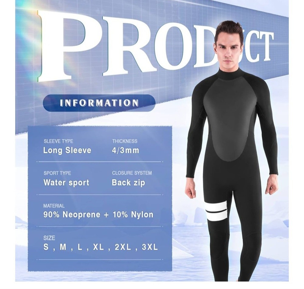 Realon Wetsuit (M) For Men