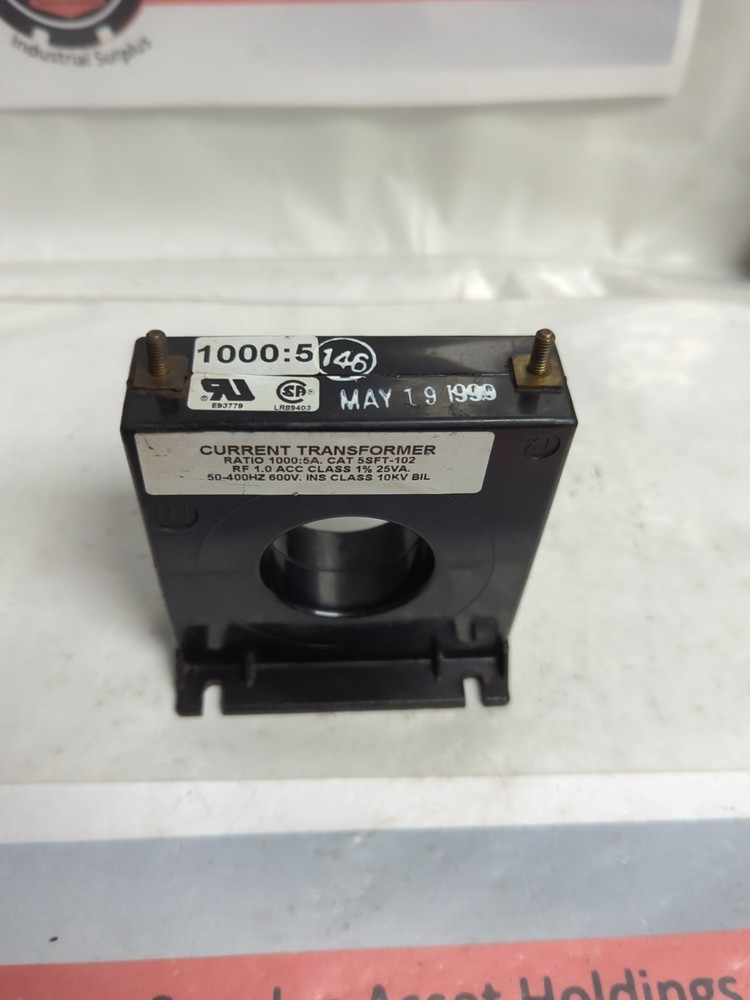 UNBRANDED,5SFT-102,CURRENT TRANSFORMER PRE-OWNED