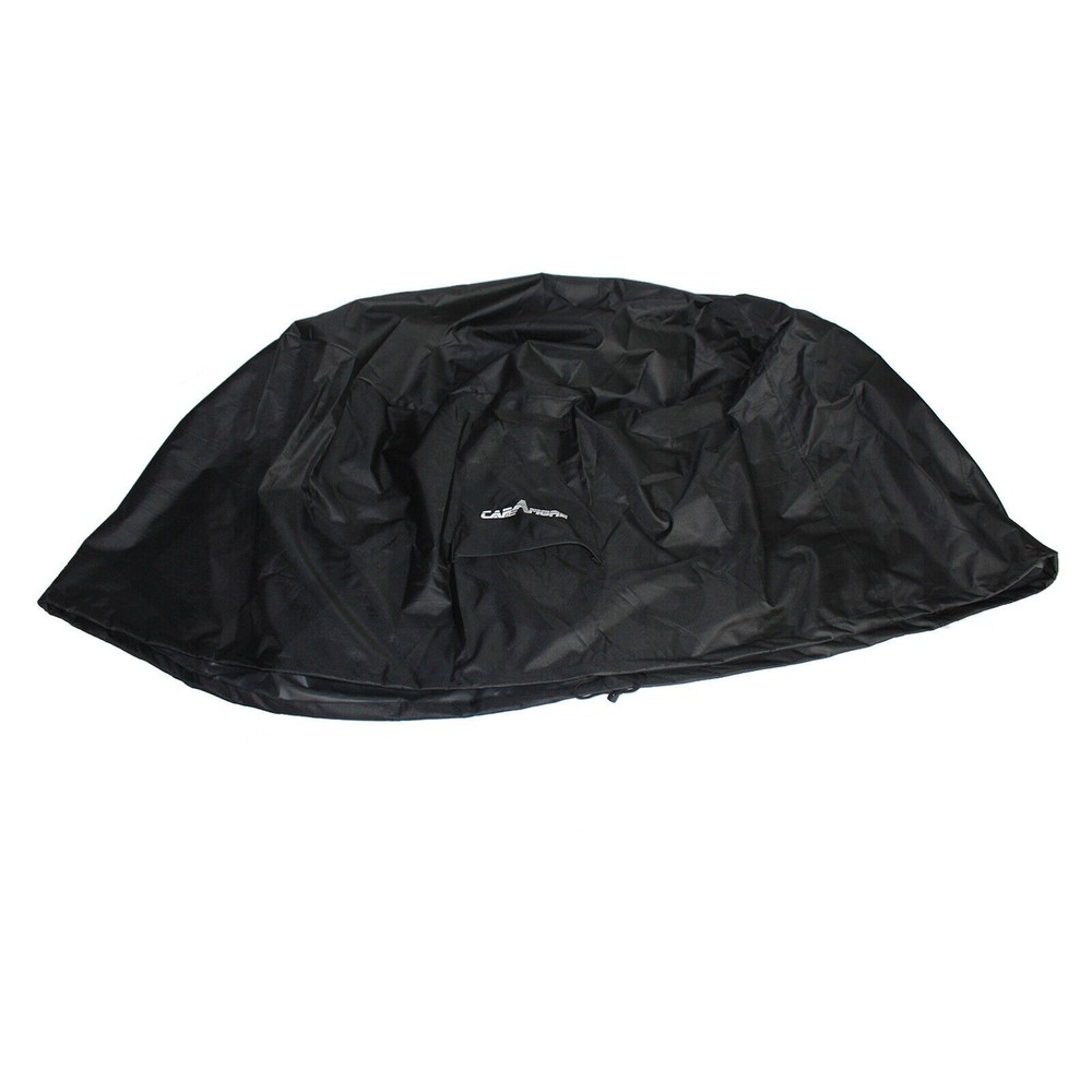 600D Outdoor Round Fire Pit Cover w/ Drawstring and Toggle Closure 44-Inch