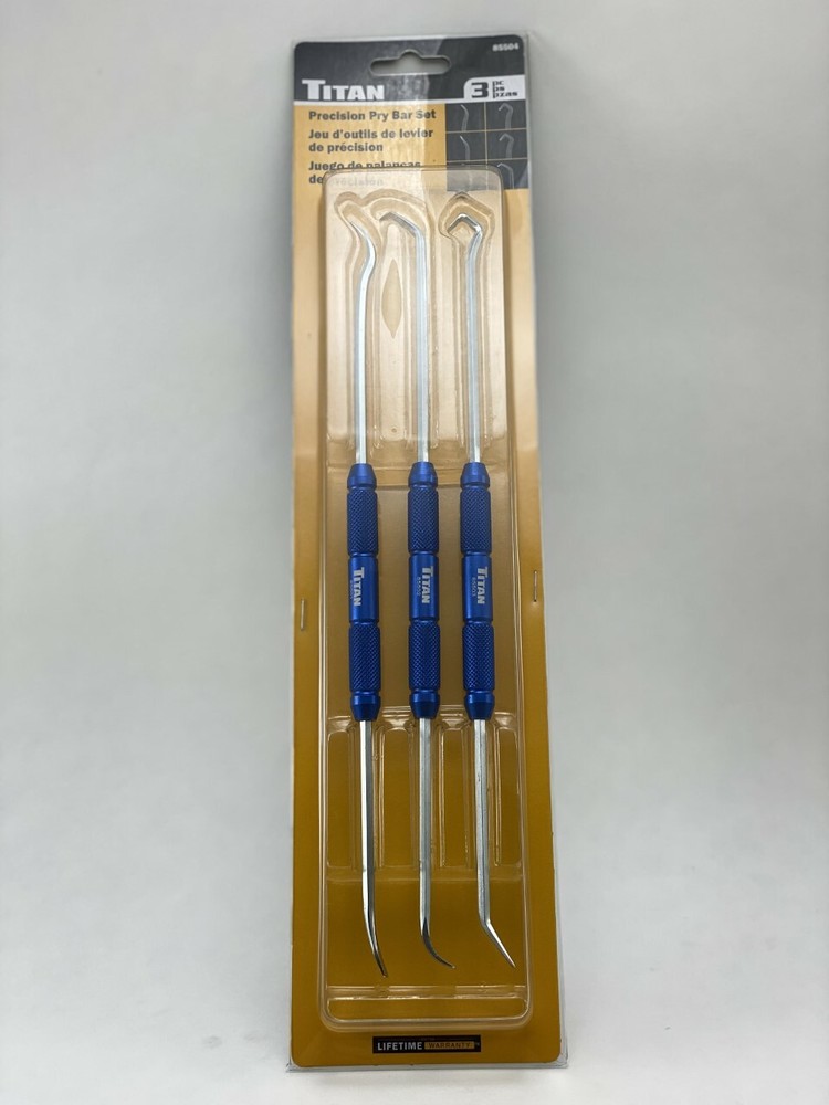 Titan 85504 3 Pc Mini Pry Bar Set