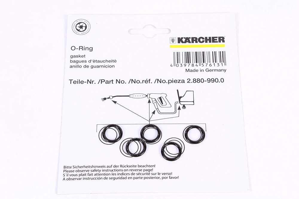 Karcher Genuine OEM Replacement O-Ring Set - 2.880-990.0