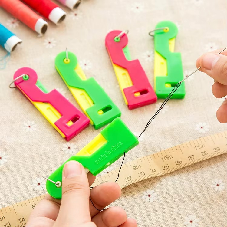 10-Pack Automatic Needle Threaders – Easy Thread Guide Tool for Elderly & Sewing