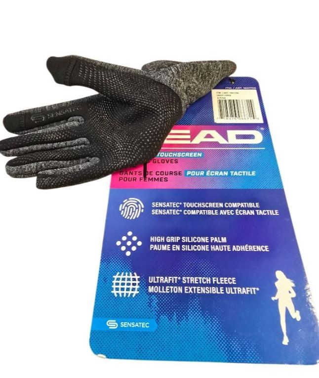 Head Women's Touchscreen Running Gloves Gray