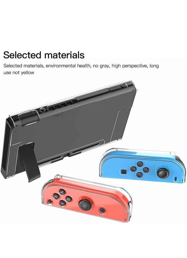 Nintendo switch Console + Joy-Cons Hard PC Crystal Clear Protectors