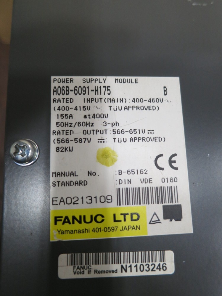 Fanuc Power Supply Module A06B-6091-H175
